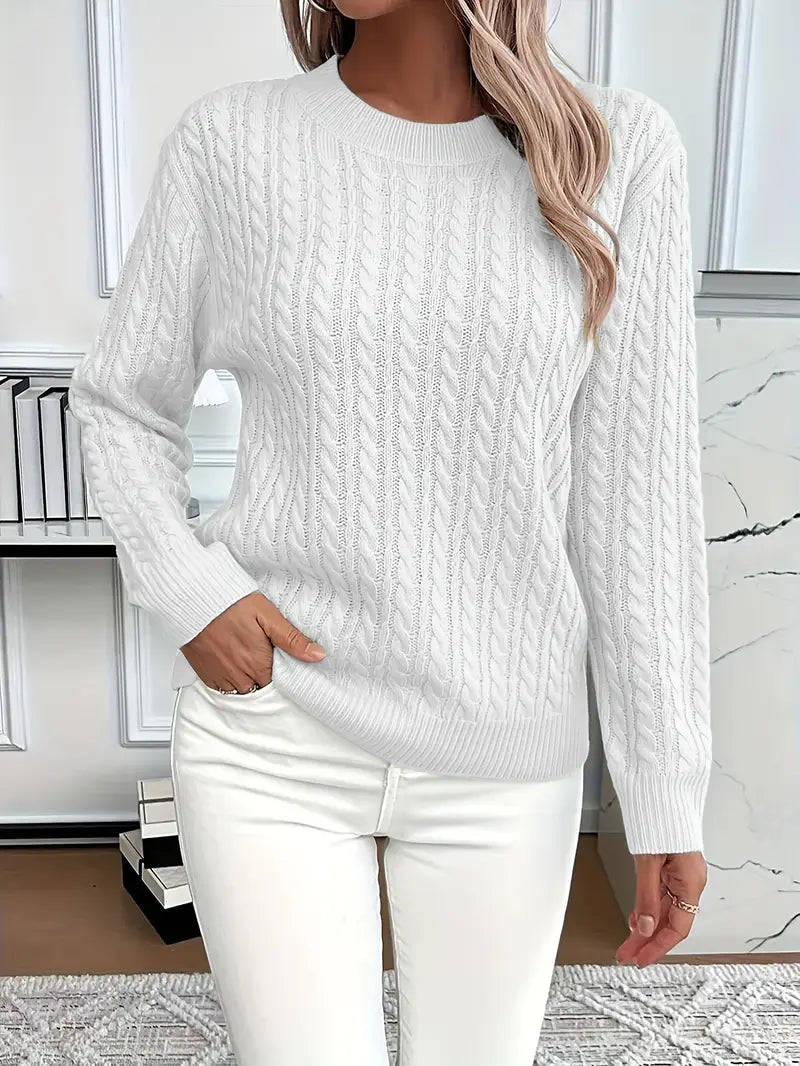 BERNILA – Eleganter Damen-Kabelpullover