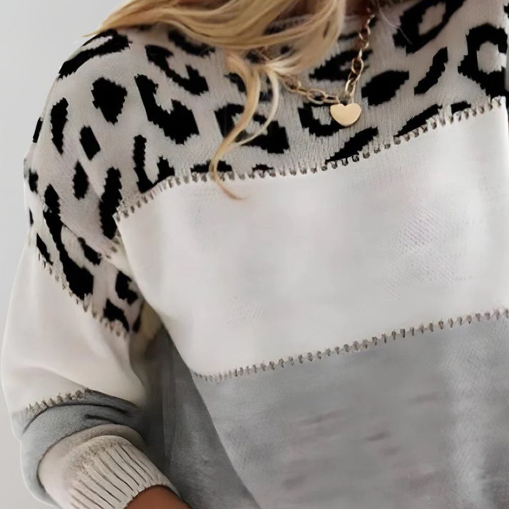 Maison Valmont™ | Eleganter Leoparden-Pullover