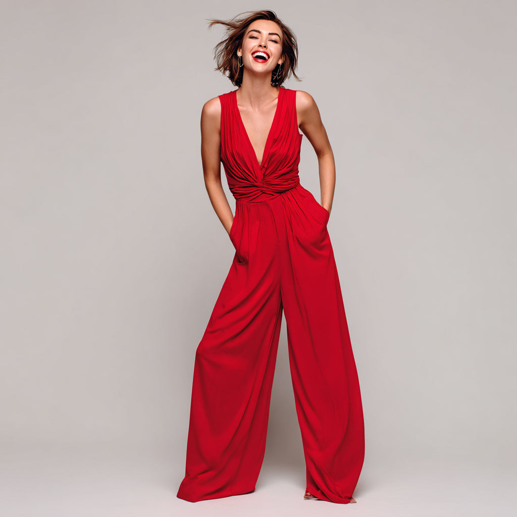 CHARITY – Chic & Weitbeiniger Jumpsuit für Damen