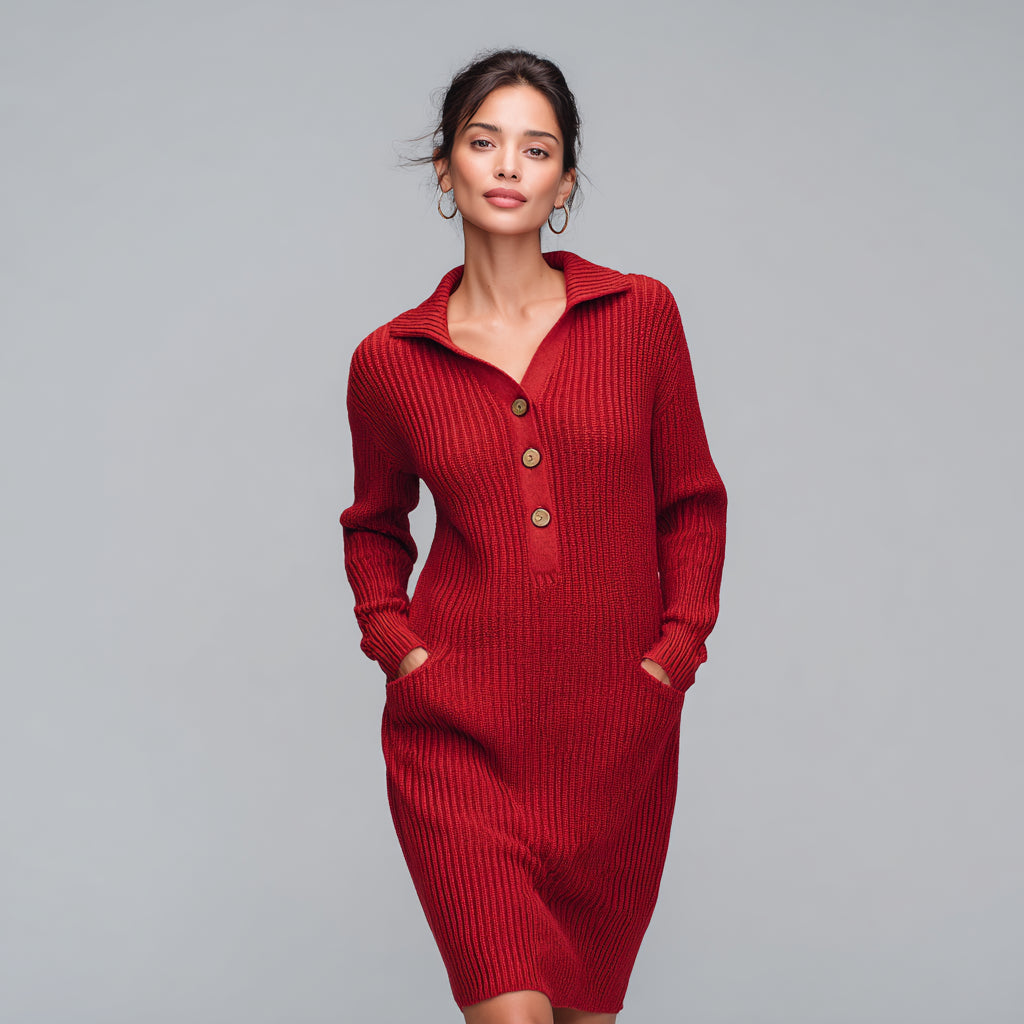 Damaris Winter-Strickkleid