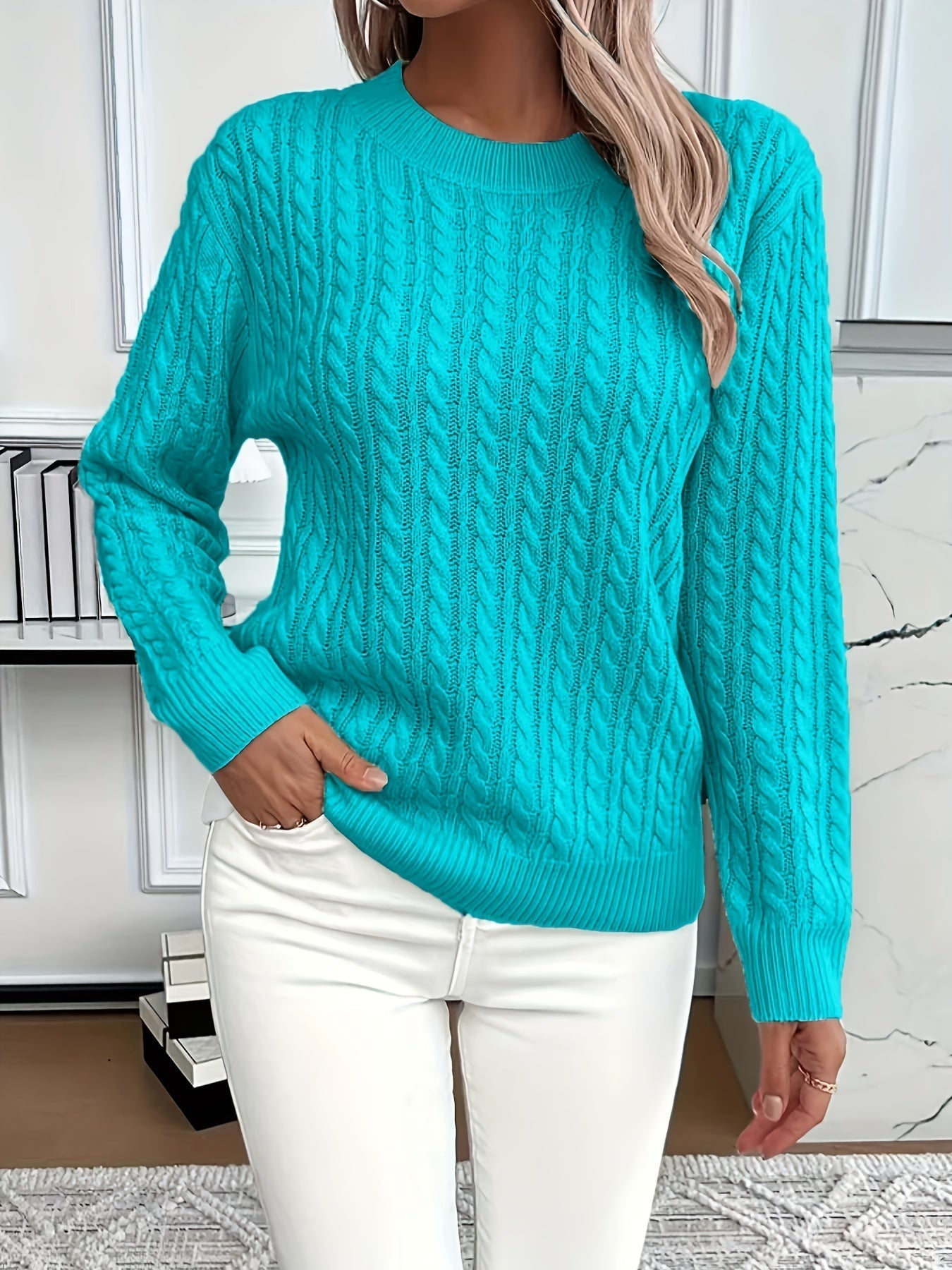 BERNILA – Eleganter Damen-Kabelpullover