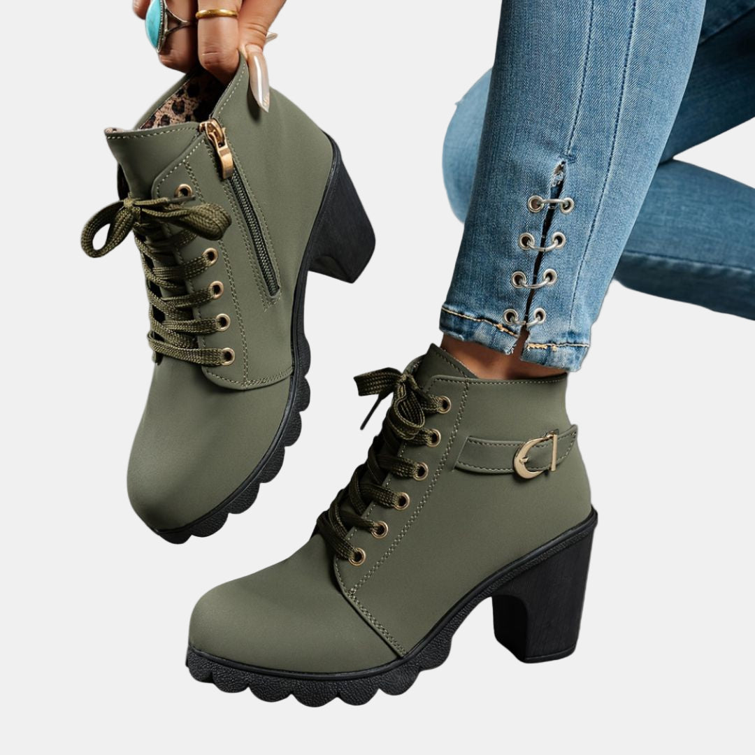Maisie | Casual Heeled Ankle Boots