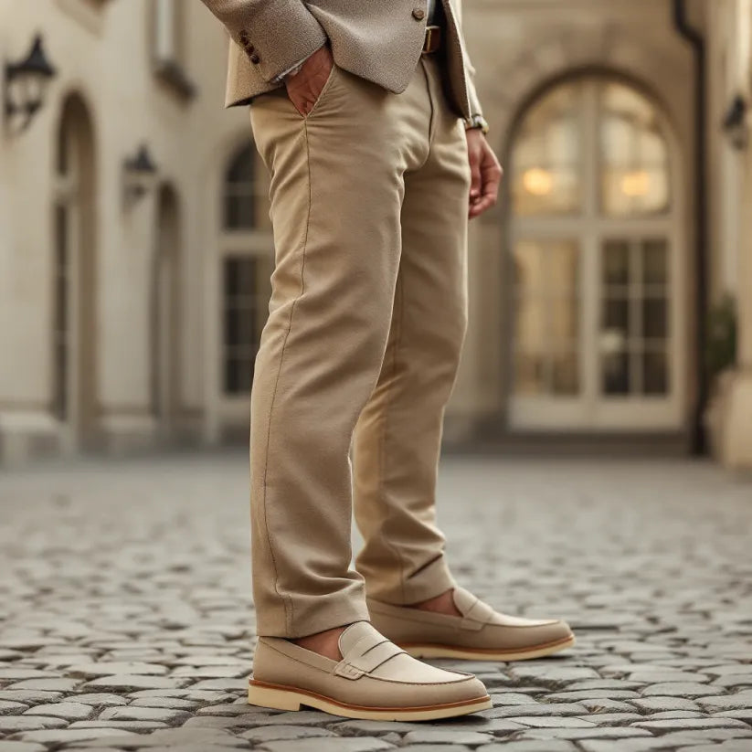 Firenze Chic Suede Loafers