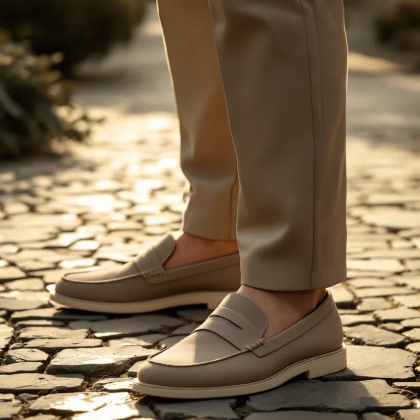 Firenze Chic Suede Loafers