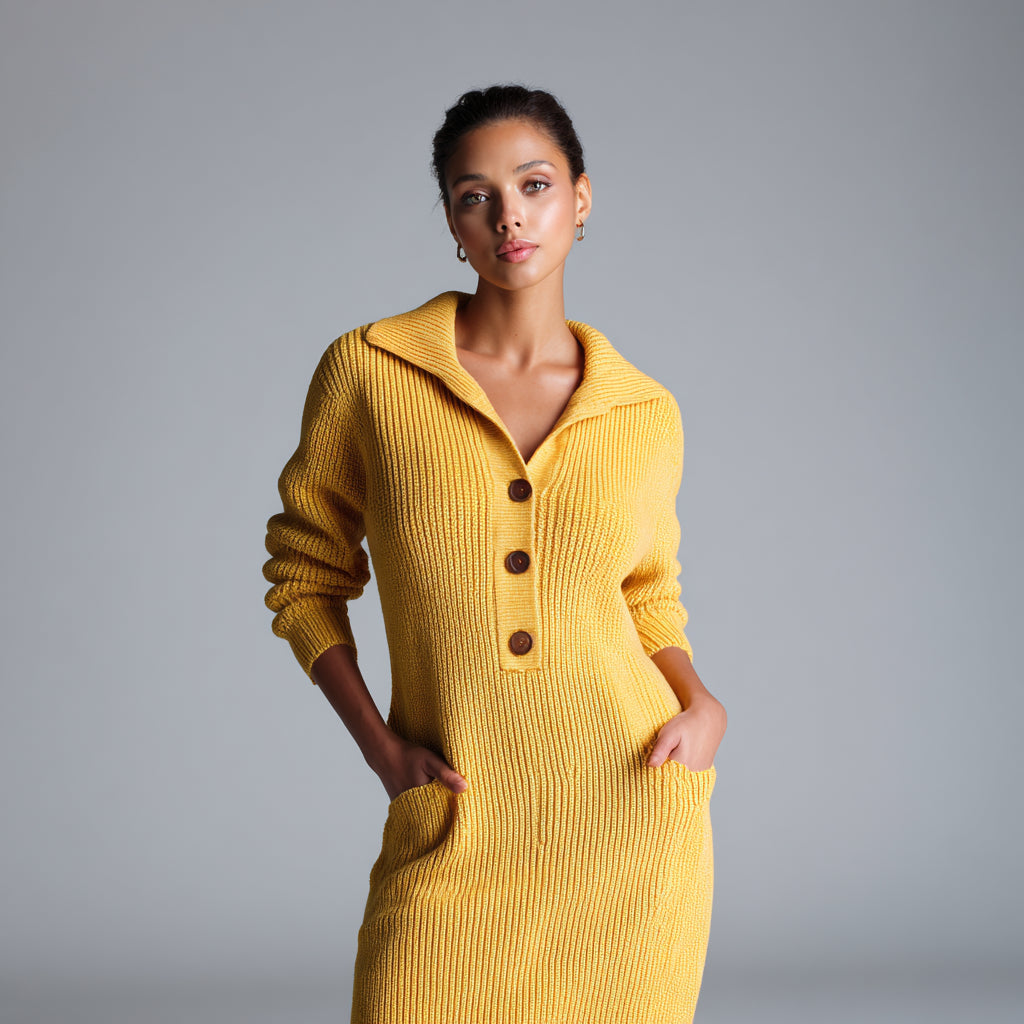 Damaris Winter-Strickkleid